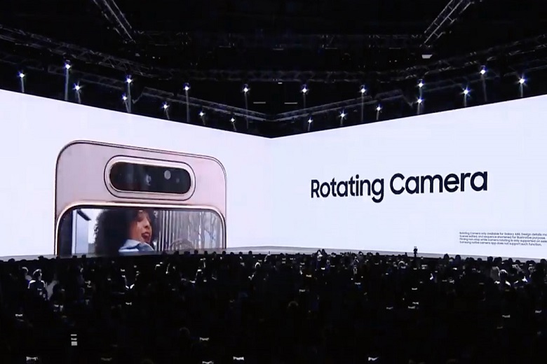 Galaxy A80 ra mắt với camera xoay