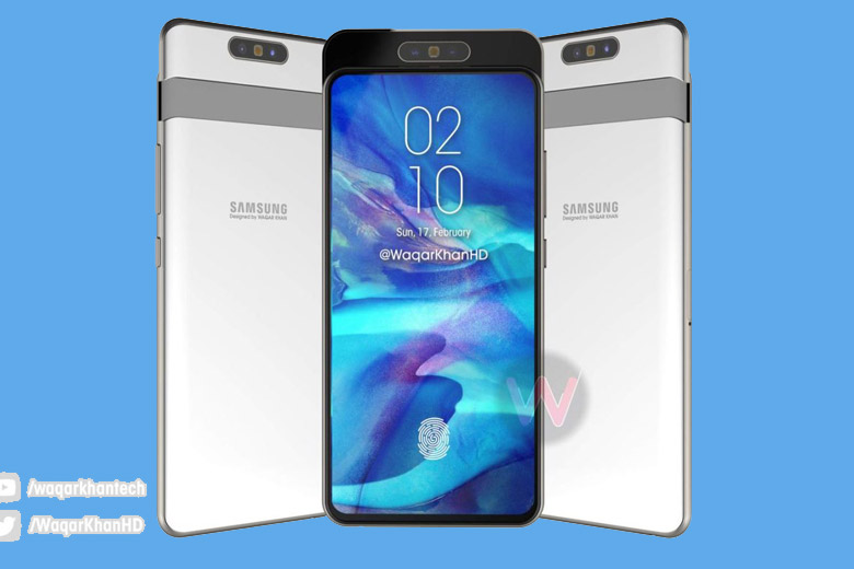 galaxy a90 sẽ là điện thoại có camera pop up đầu tiên của samsung