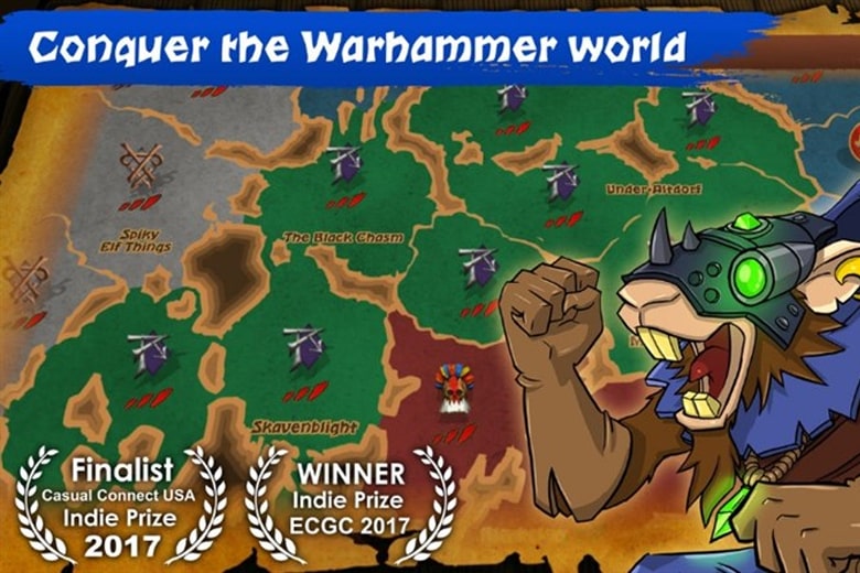 Game Warhammer thuộc thể loại game Endless Runner