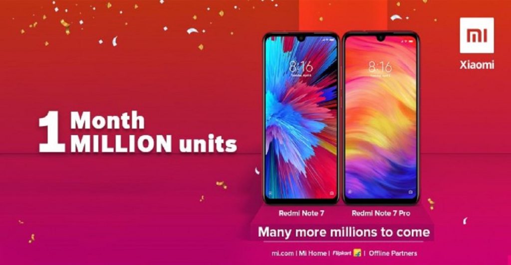 Một triệu chiếc Redmi Note 7 được bán tại Ấn Độ