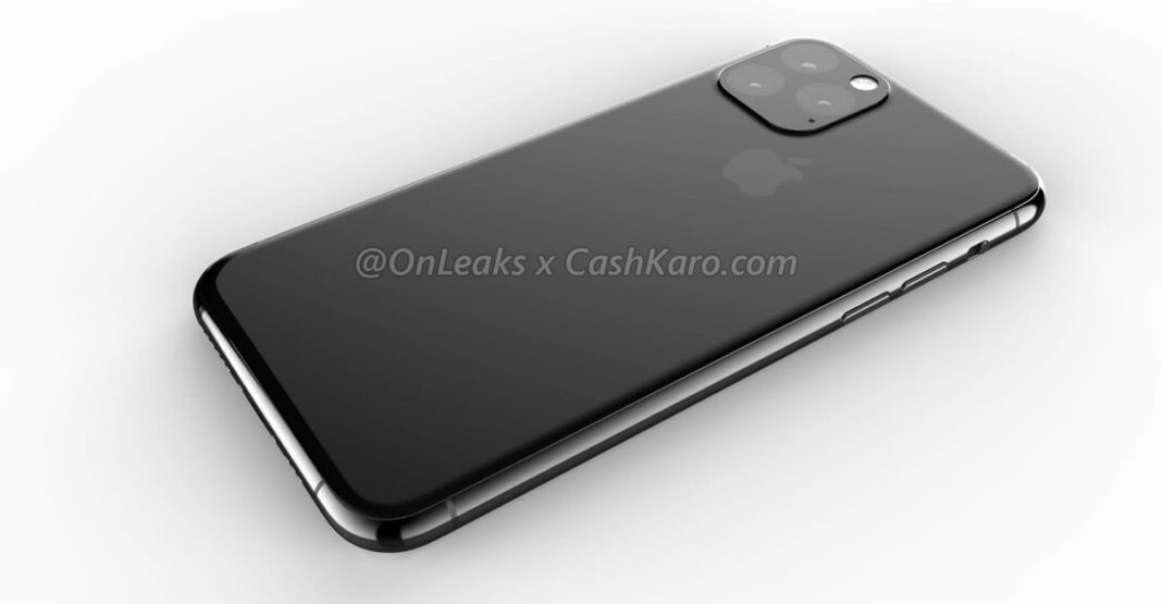 Hình ảnh iPhone 2019 có thiết kế mặt lưng kính kiểu mới, cần gạt tắt tiếng được làm lại