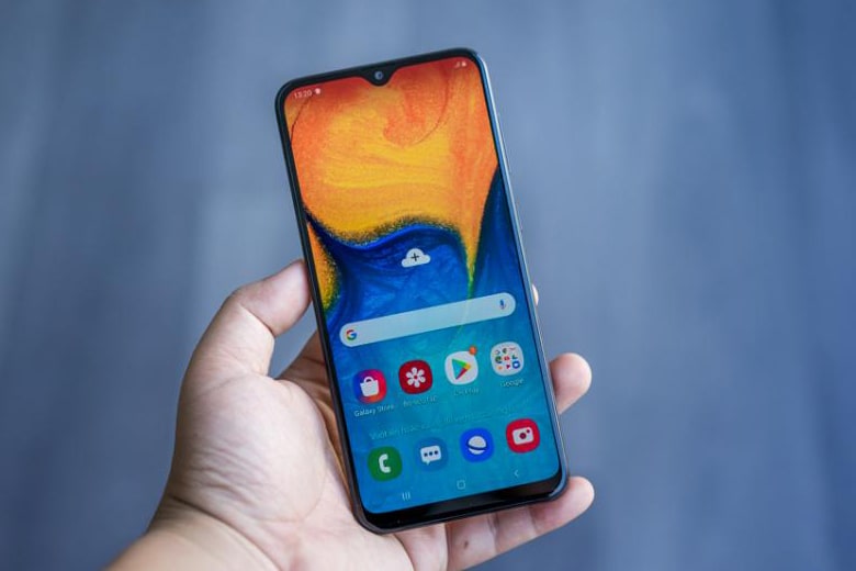 Màn hình Galaxy A20 kiểu giọt nước