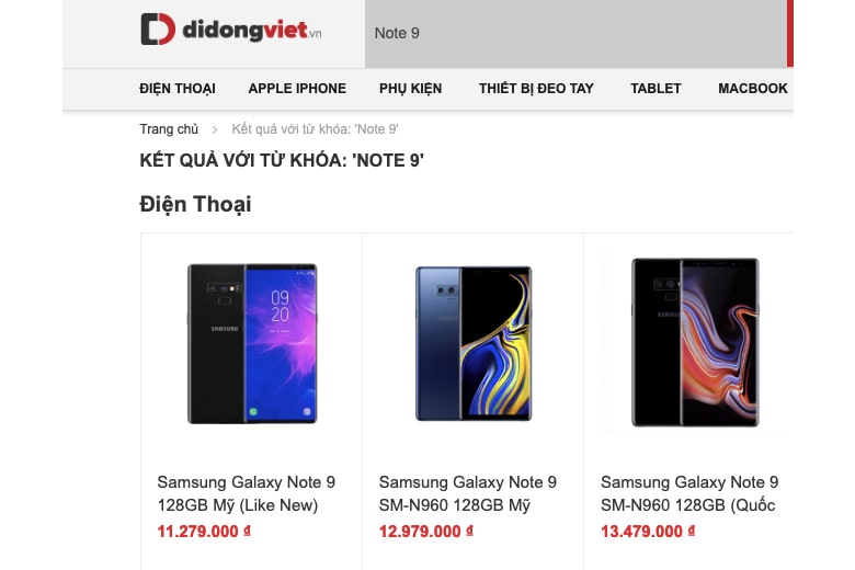 Khách hàng có nhiều lựa chọn khi mua Samsung Note 9