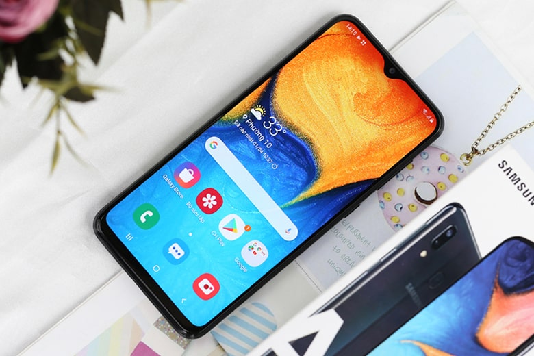 Thiết kế galaxy A20