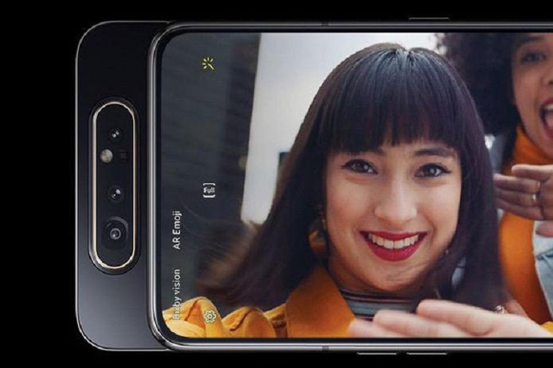 Camera selfie Galaxy A80 cũng là camera chính