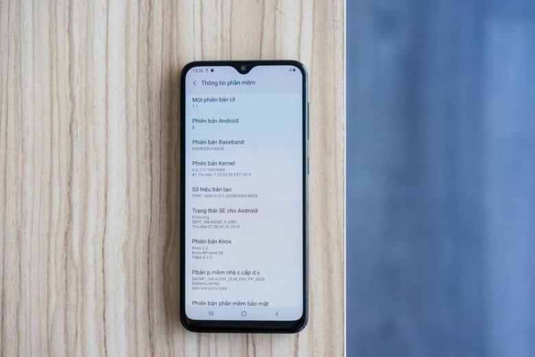 thông số cấu hình Galaxy A20