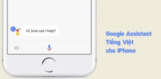 Bật Google Assistant trên điện thoại iPhone