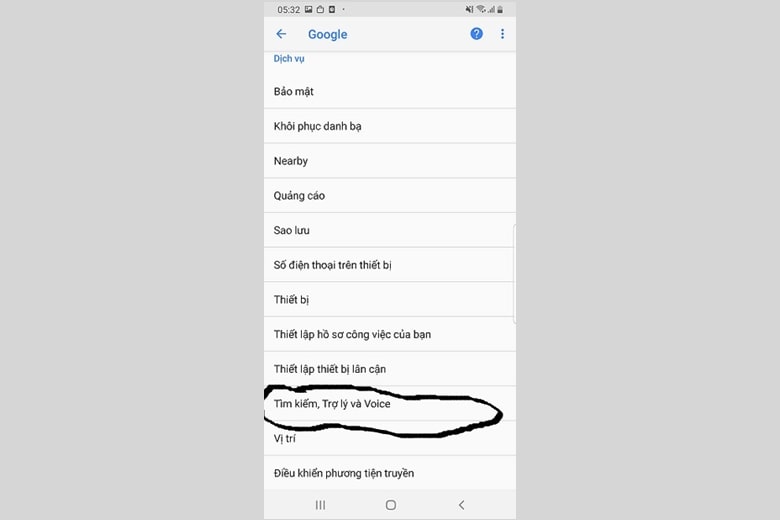 Bước 1 để dùng Google Assistant tiếng Việt