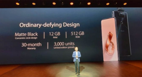 Asus ZenFone 6 Edition 30 xuất hiện với 12GB RAM và 512GB bộ nhớ trong ZenFone 6 Edtition 30