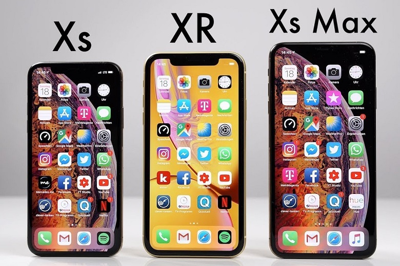 iPhone Xr so với iPhone Xs và iPhone Xs Max