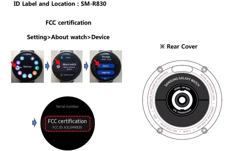 Thông số của Watch active mới thông qua FCC sẽ ra mắt với Galaxy Buds