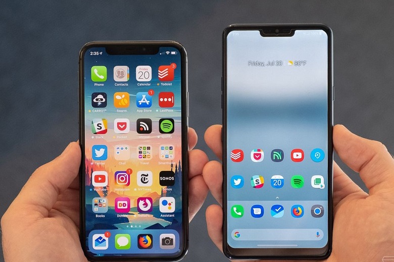 iOS 13 so với Android Q