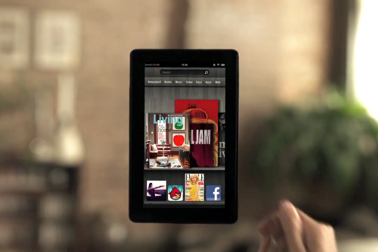 Amazon cũng có tablet là Kindle Fire