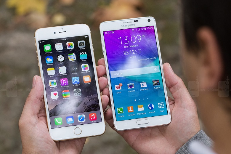 iPhone 6 Plus và Galaxy Note 4