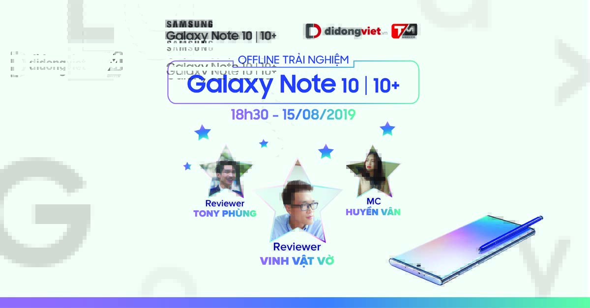 Tham gia Techoffline Galaxy Note 10|10 Plus, trúng ngay Galaxy Note 10