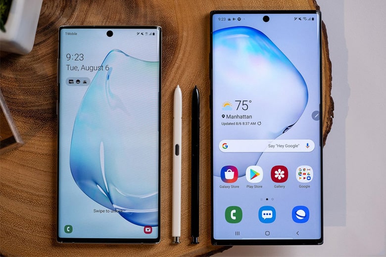 màn hình Galaxy Note 10 Plus to hơn Note 10