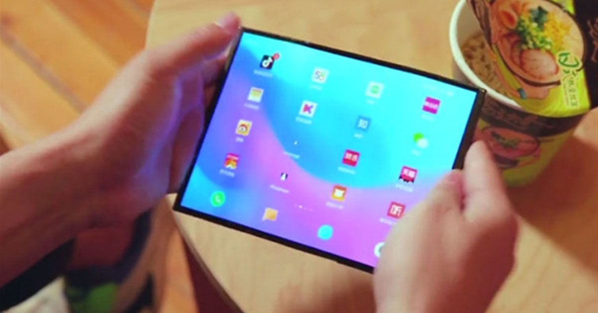 Xiaomi nộp đơn xin cấp bằng sáng chế cho smartphone màn hình gập