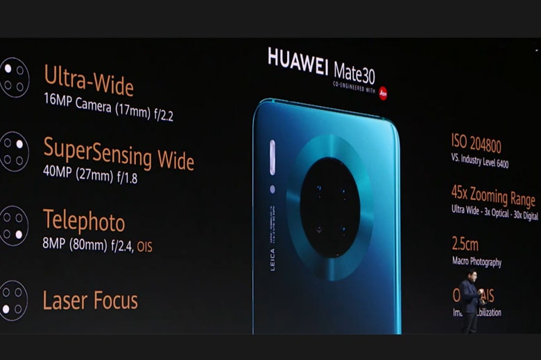 Huawei Mate 30 với Kirin 990 Soc và 3 camera sau chính thức ra mắt