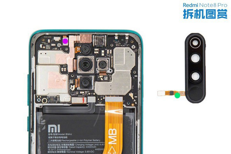 Redmi Note 8 Pro bên trong