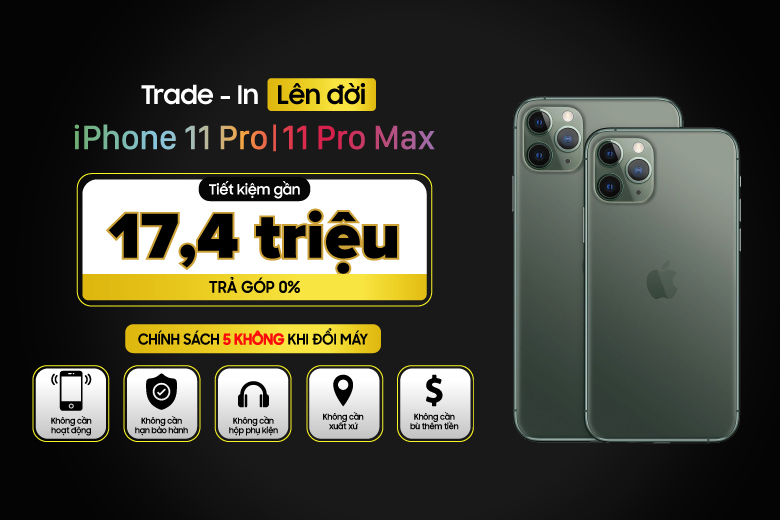 trade - in lên đời iPhone 11 pro max