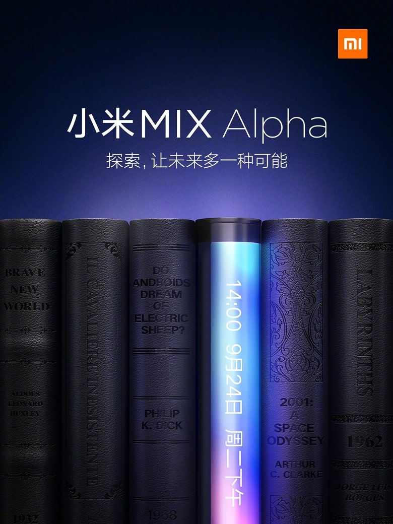 Mi Mix 4 đạt tỷ lệ màn hình 100% so với thân máy, có thể được đổi tên thành Mi Mix Alpha