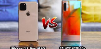 so sánh galaxy note 10 plus với iphone 11 pro max