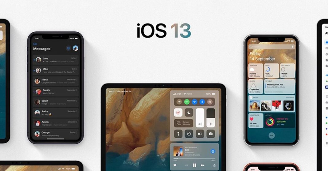 bản cập nhật ios 13