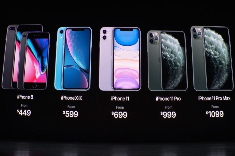 Bảng giá các mẫu iPhone chính thức hiện tại