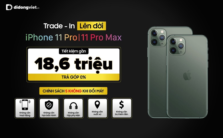 trade-in lên đời iPhone 11 Pro Max