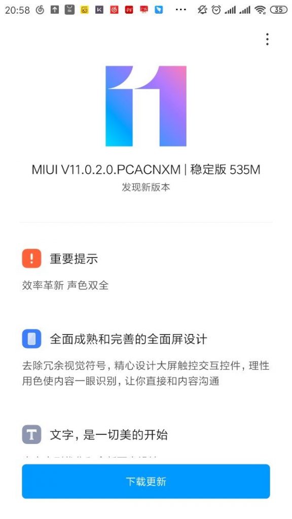 Xiaomi Mi 6 nhận được bản cập nhật MIUI 11 dựa trên Android 10