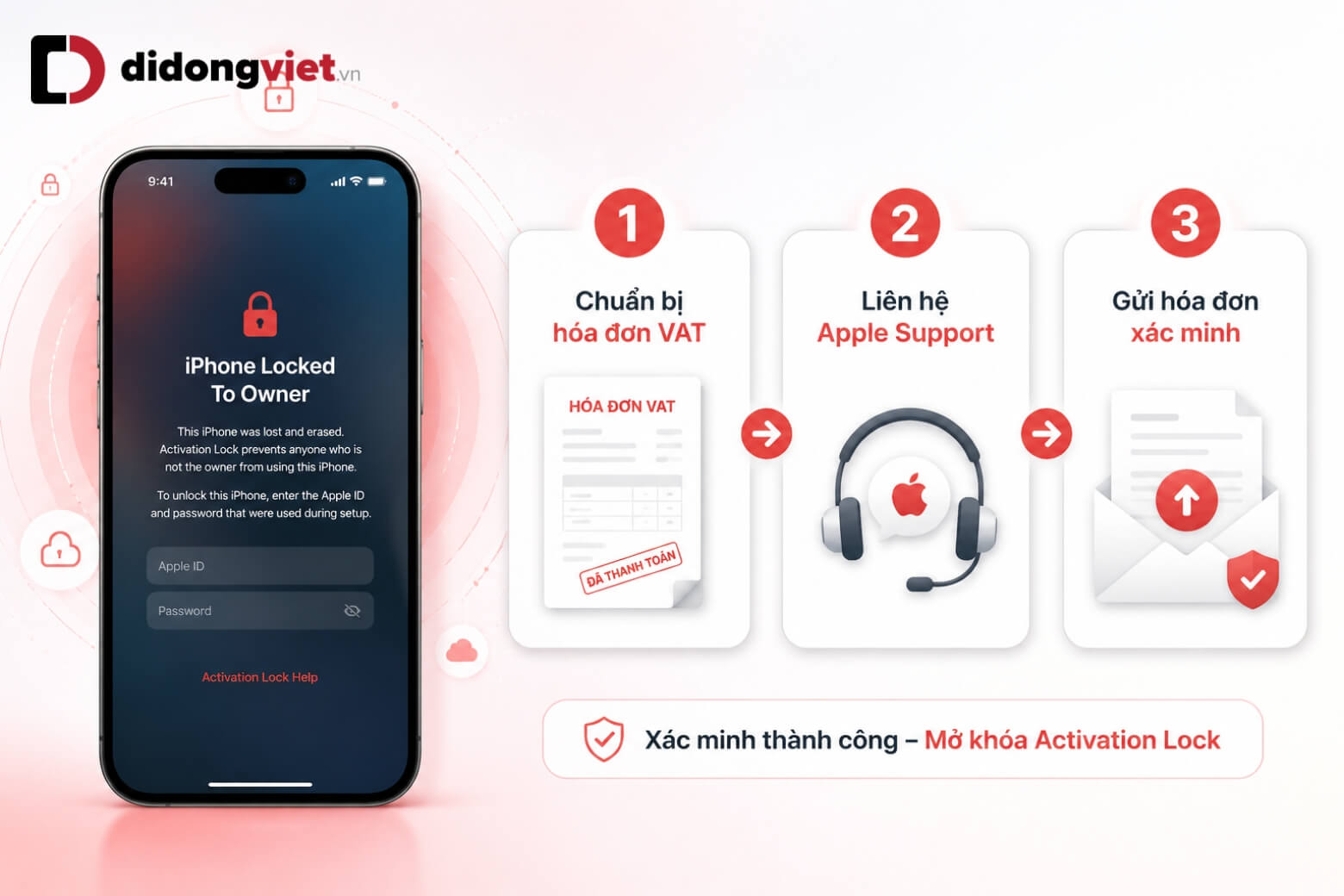 Hướng dẫn mở iPhone bị khóa iCloud từ xa an toàn, dễ thực hiện 8 iPhone bị khóa iCloud từ xa hợp lệ