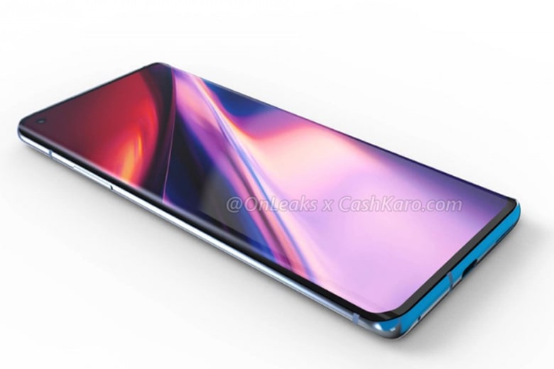 OnePlus 8 rò rỉ hình ảnh với màn hình cong và ba camera sau