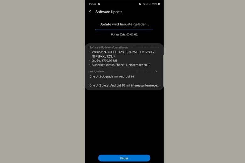 Android 10 beta cho Samsung Galaxy Note 10 series đã sẵn sàng