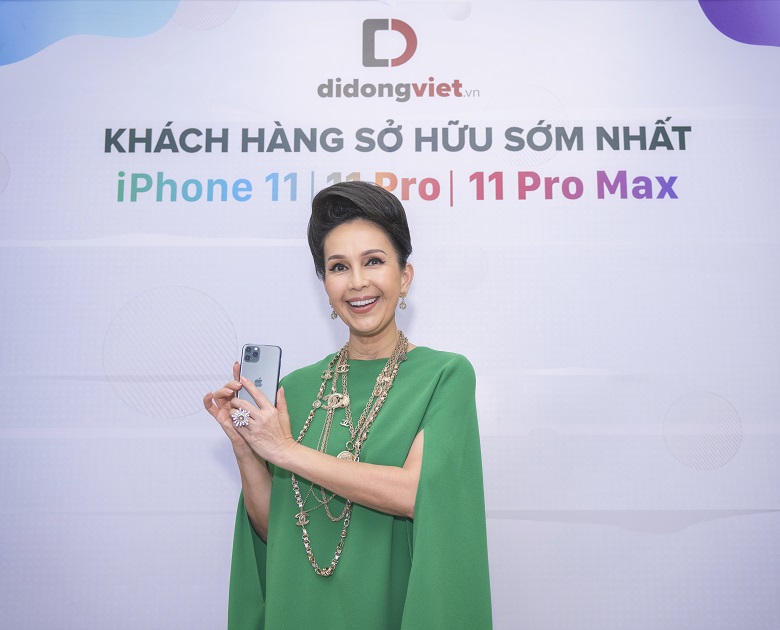 Diễn viên Diễm My chọn phiên bản iPhone 11 Pro Max cao cấp