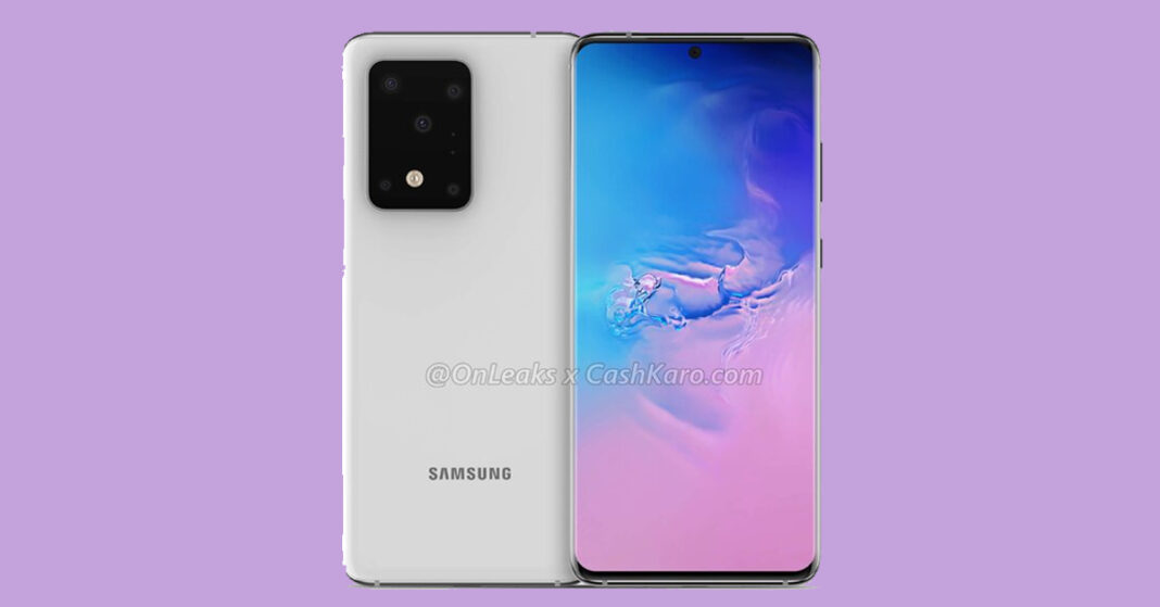 Galaxy S11 + lộ hình ảnh render với 5 camera ở mặt sau