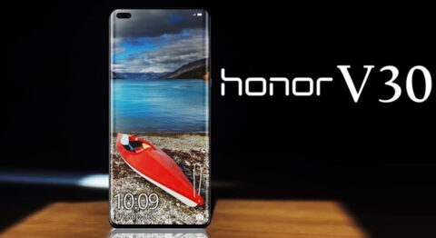 Honor V30 với màn hình đục lỗ, camera selfie kép và chipset Kirin 990