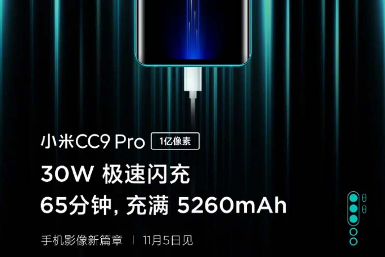 Xiaomi Mi CC9 Pro ra mắt với màn hình cong và camera penta 108MP, giá hấp dẫn