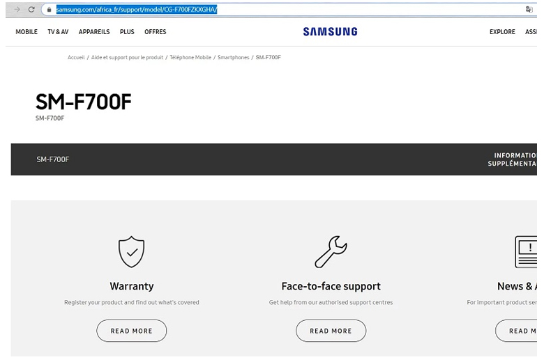 Samsung vừa thêm trang hỗ trợ thiết bị màn hình gập Galaxy Fold 2 trên website chính thức của mình