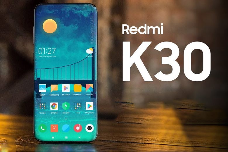 Redmi K30 được trang bị màn hình LCD, hỗ trợ 5G