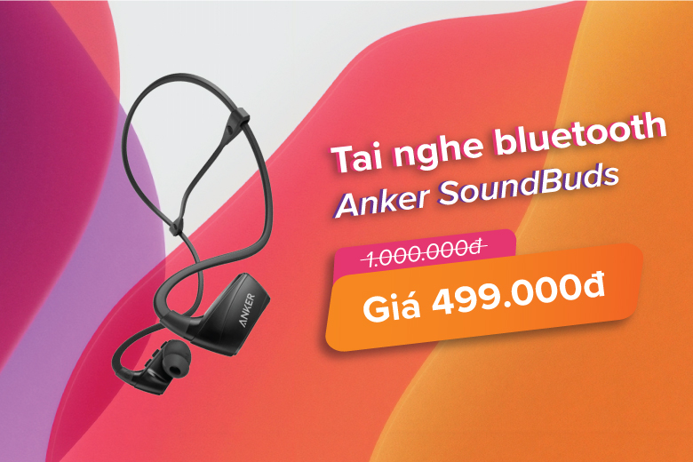 Bannercon Anker giảm 50 Anker soundbud