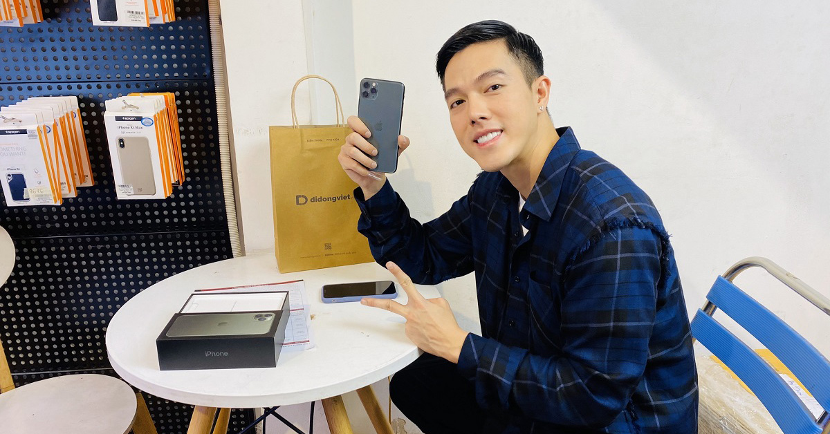 Ca sĩ Nguyễn Minh Châu lên đời iPhone 11 Pro Max tại Di Động Việt