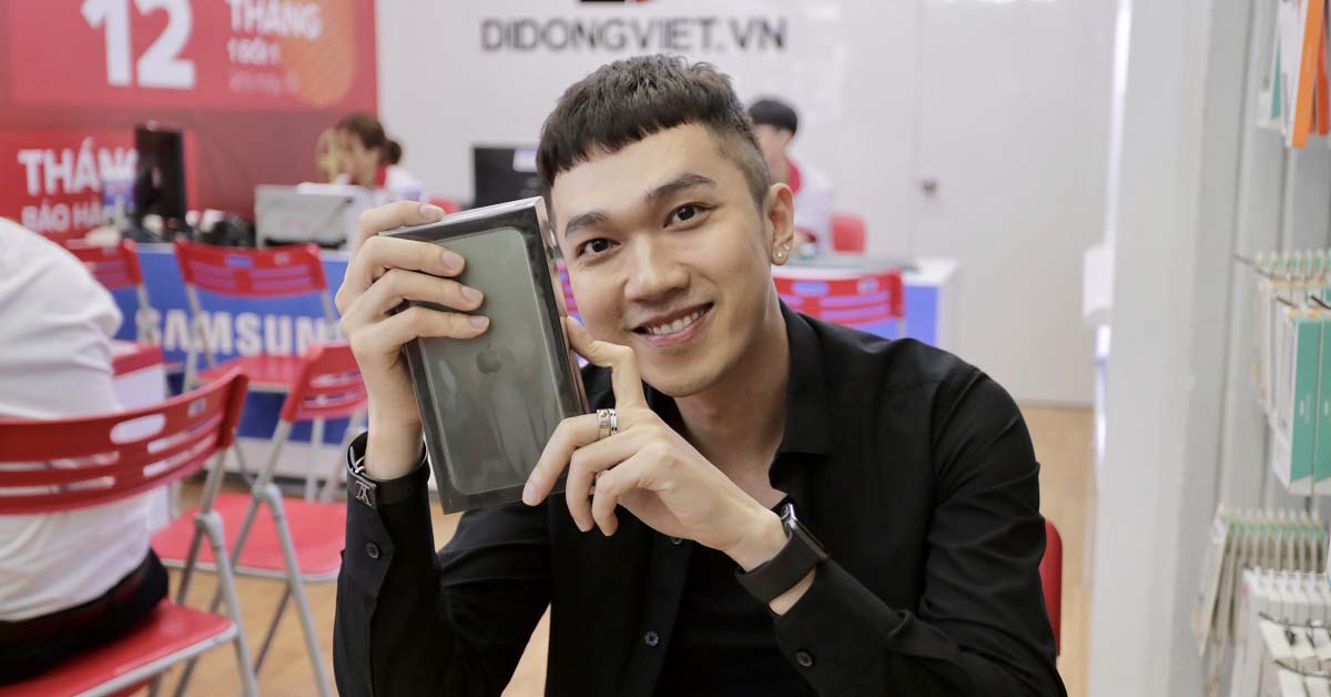 MC Minh Xù chọn Di Động Việt Trade-In thu cũ lên đời iPhone 11 Pro Max