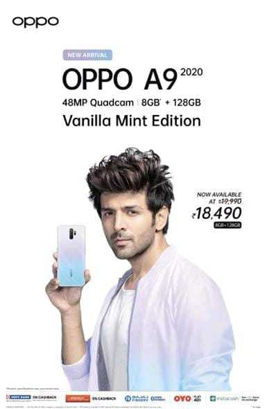 Oppo A9 2020 và Reno 2Z được giảm giá tại Ấn Độ, chỉ từ 18.490 INR