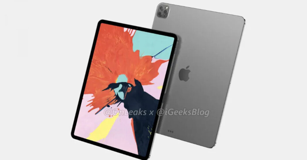 iPad Pro 2020 lộ ảnh render với cụm 3 camera như iPhone 11 Pro