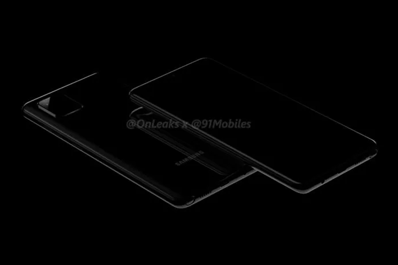 Galaxy Note 10 lite lộ ảnh render: Cụm camera vuông, hỗ trợ bút S-Pen