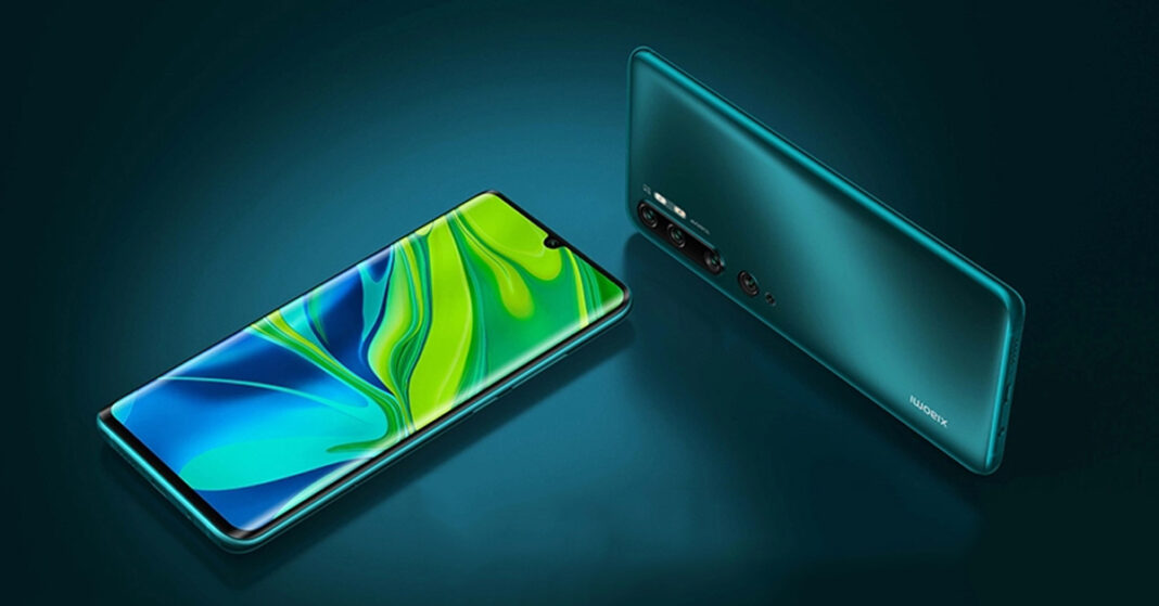 Xiaomi Mi Note 10 Pro được bán ra tại Tây Ban Nha với giá 559,99 Euro