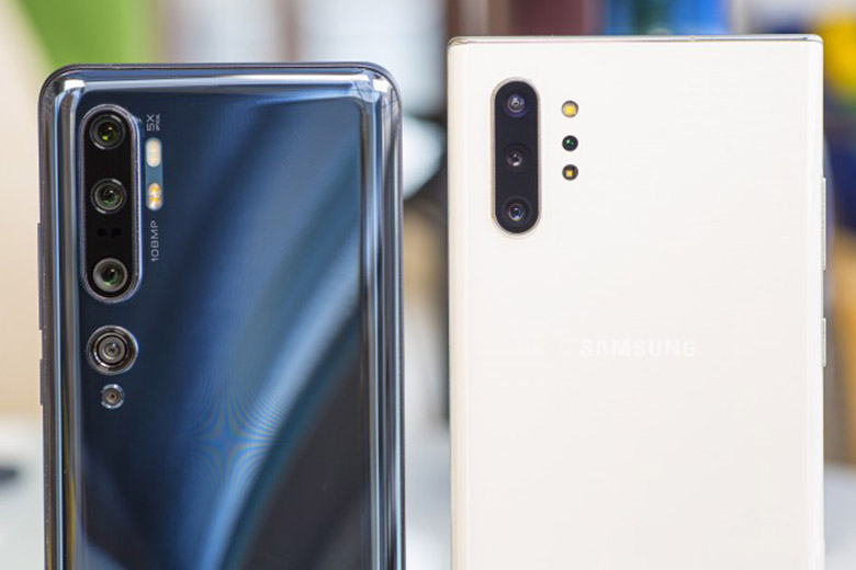 Có sự khác biệt lớn giữa camera Galaxy Note 10 mà Mi Note 10