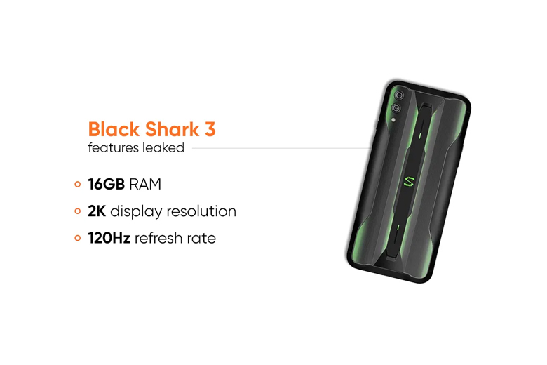 Black Shark 3 sẽ được trang bị màn hình 2k, độ làm mới 120 Hz