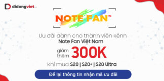 Note Fan Việt Nam