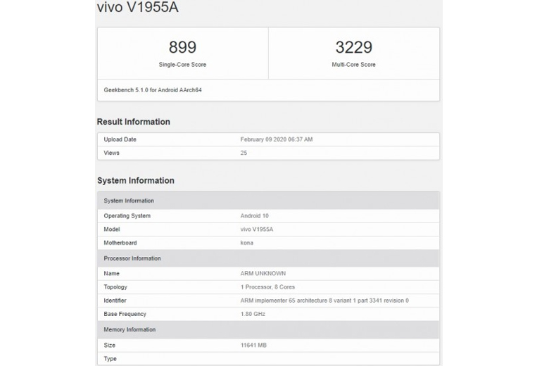 iQOO 3 5G xuất hiện trên Geekbench với Snapdragon 865, camera 48MP